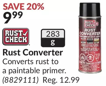 Princess Auto Rust check rust converter offer