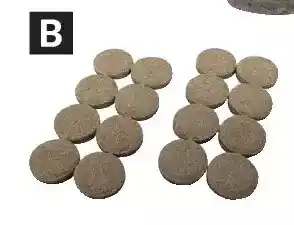 Princess Auto Round felt pads 16 pk 1 in. offer