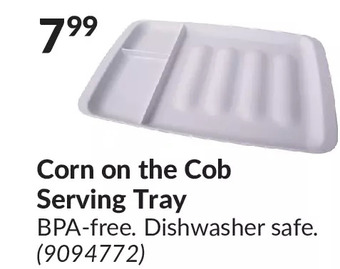 Princess Auto Corn on the cob serving tray offer