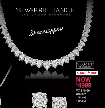 Charm Diamond 3.00 ctw 10k wg necklace offer