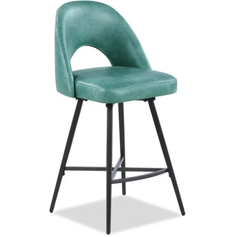 The Brick Bay swivel counter-height stool - aqua offer
