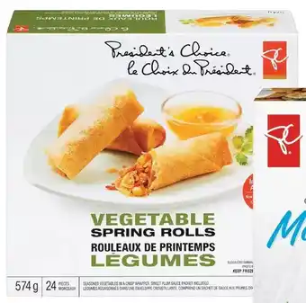 Real Canadian Superstore Vegetable spring rolls offer