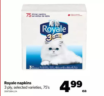 Real Canadian Superstore Royale napkins offer