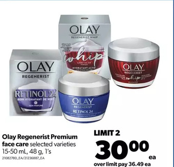 Real Canadian Superstore Olay regenerist premium face care offer