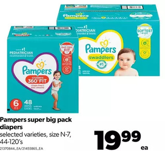 Real Canadian Superstore Pampers super big pack diapers offer