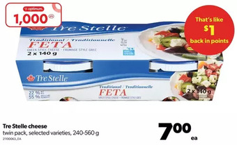 Real Canadian Superstore Tre stelle cheese offer