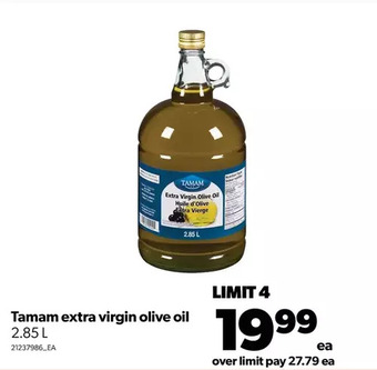 Real Canadian Superstore Tamam extra virgin olive oil offer