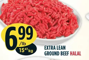 Marché Adonis Extra lean ground beef halal offer