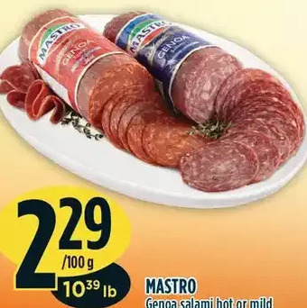 Marché Adonis Mastro genoa salami offer