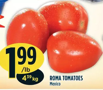 Marché Adonis Roma tomatoes offer