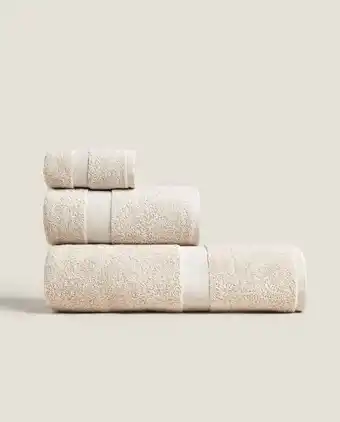 ZARA HOME Recycled cotton towel offer