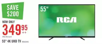 The Brick Rca 55" 4k uhd tv offer