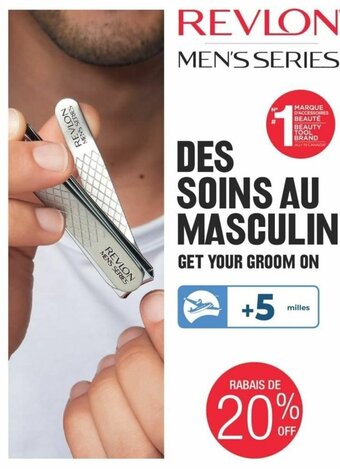 Jean Coutu Revlon Men's Series offer