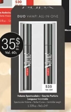 Jean Coutu Pupa Duo Vampi All-in-One offer