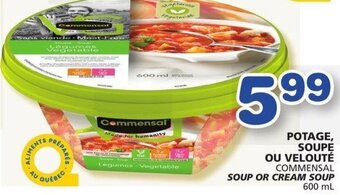 IGA Commensal Soup or Cream Soup 600 ml offer