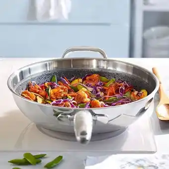 Pampered Chef Stainless steel nonstick wok offer