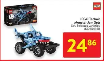 Walmart Lego technic monster jam sets offer