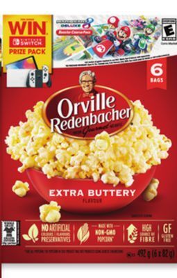 Walmart Orville redenbacher extra buttery flavour microwave popcorn offer