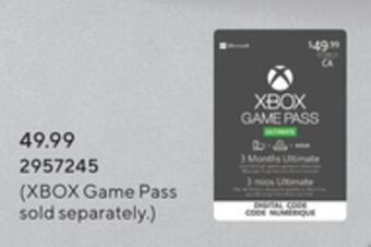 Staples Xbox game pass offer