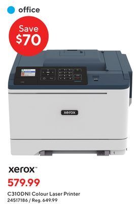 Staples Xerox c310/dni colour laser printer offer