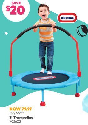 Toys R us Little tikes 3' trampoline offer