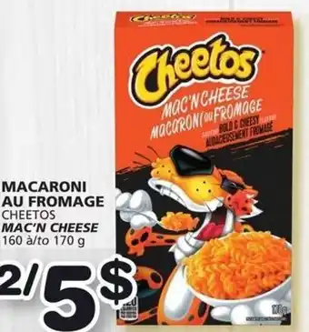 IGA Cheetos Mac'N Cheese 170 g offer
