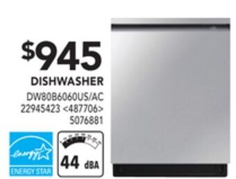 Lowe's Samsung dishwasher offer