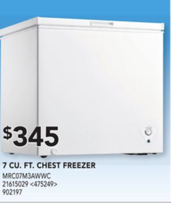 Lowe's Midea 7 cu. ft. chest freezer offer