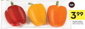 Foodland Rainbow peppers offer