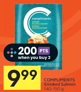 Foodland Compliments smoked salmon offer
