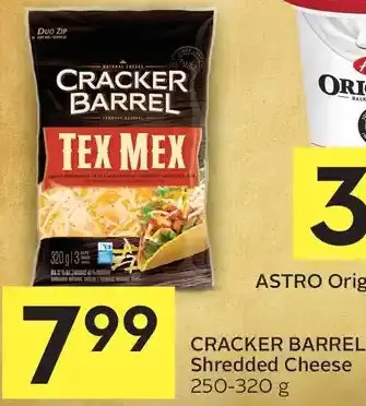 Foodland Cracker barrel shredded cheese offer