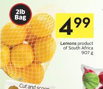 Foodland Lemons offer