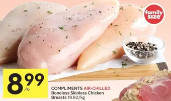 Foodland Compliments air-chilled boneless skinless chicken breasts offer