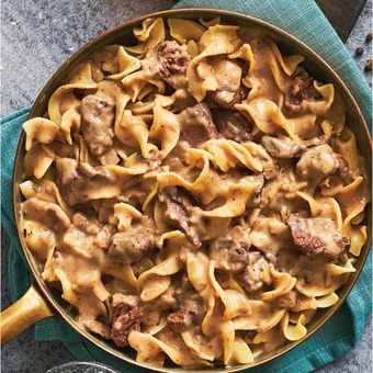 M & M Food Market Beef stroganoff kit offer