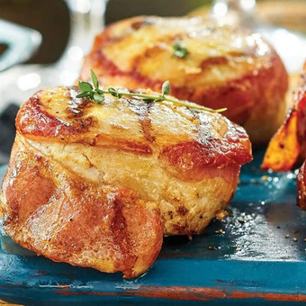 M & M Food Market Bacon wrapped chicken offer