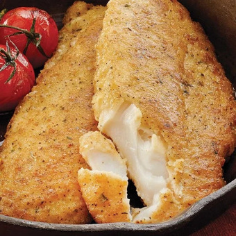 M & M Food Market Lightly crusted garlic and herb haddock offer