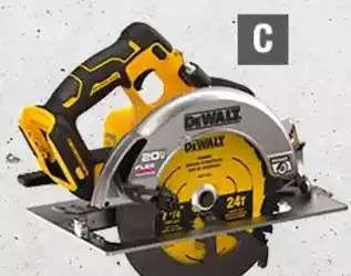 Home Depot Dewalt 7 1/4" circular saw offer