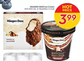 Sobeys Häagen-dazs ice cream or novelties offer