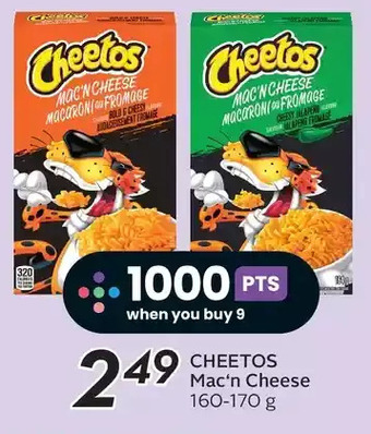 Sobeys Cheetos mac n cheese offer