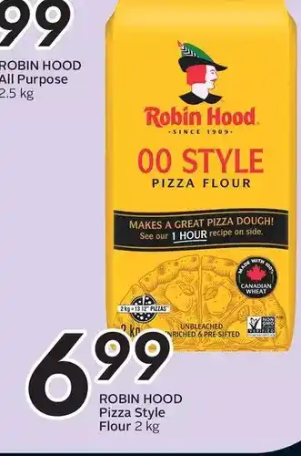 Sobeys Robin hood pizza style flour offer