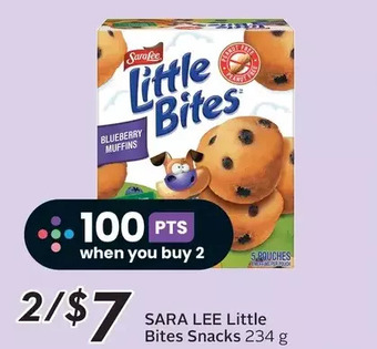 Sobeys Sara lee little bites snacks offer