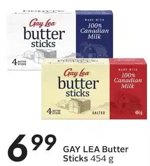 Sobeys Gay lea butter sticks offer