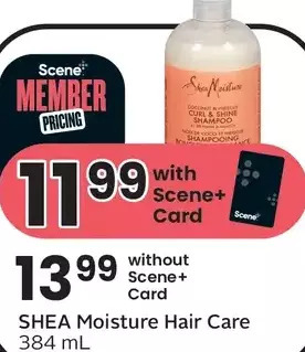 Sobeys Shea moisture hair care offer