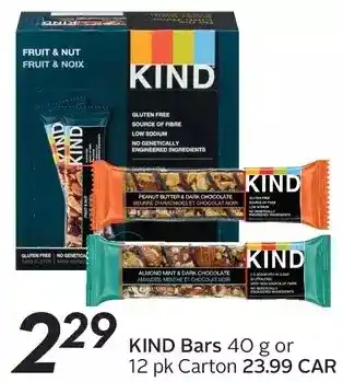 Sobeys Kind bar or carton offer