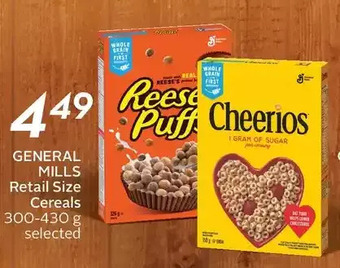 Sobeys General mills retail size cereals offer
