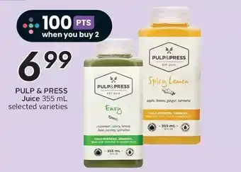 Sobeys Pulp & press juice offer