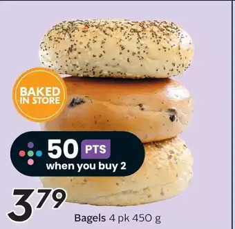 Sobeys Bagels offer