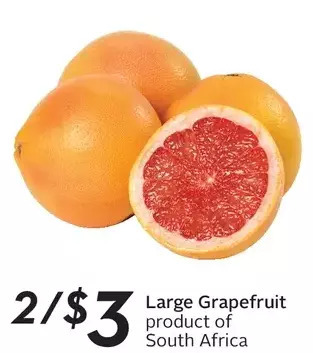 Sobeys Large grapefruit offer