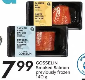 Sobeys Gosselin smoked salmon offer