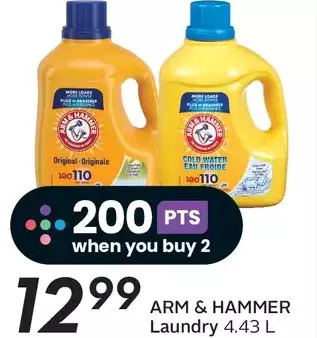 Sobeys Arm & hammer laundry offer